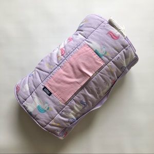 Wildkin Original Nap Mat with Pillow Toddler kids Purple Unicorn